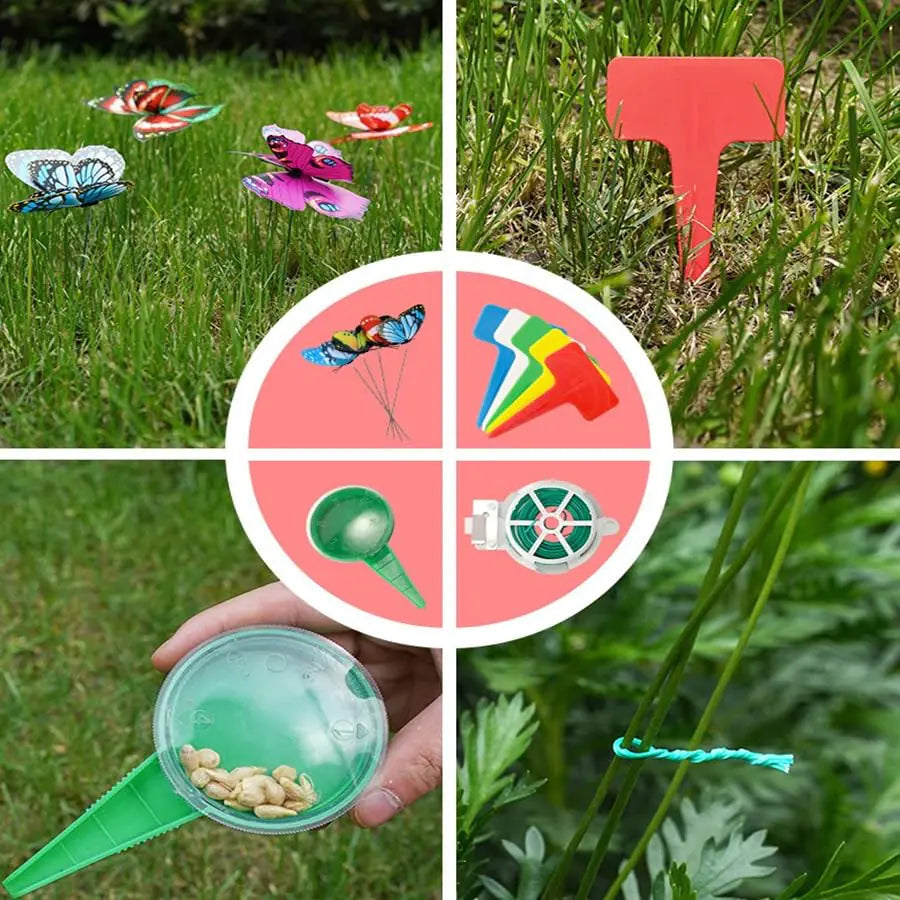 82 Pcs Garden Tools Set Succulent Tools Set, Heavy Duty Aluminum Manual Garden Kit Outdoor Gardening Gifts Tools for Men Women